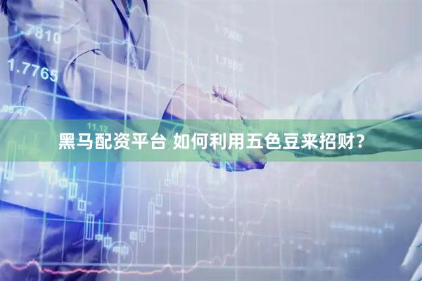 黑马配资平台 如何利用五色豆来招财？